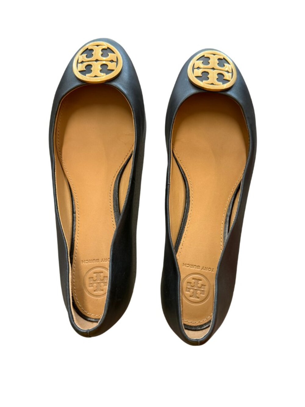 Tory Burch Ballet Flats Size 8.5 Women's Color Black